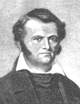 Photo of famous Texan and defender at the Alamo, Jim Bowie