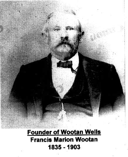 Photo of Francis Marion Wootan, founder of Wootan Wells