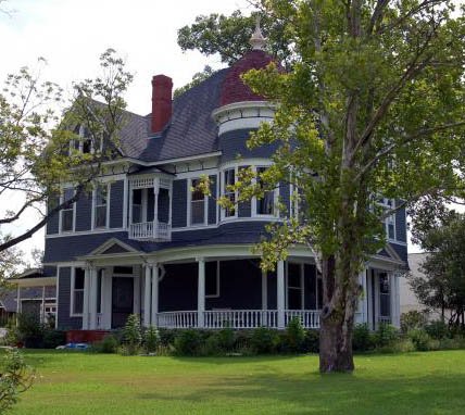 Photo of the Edwin Jenkins home in historic Bryan Texas